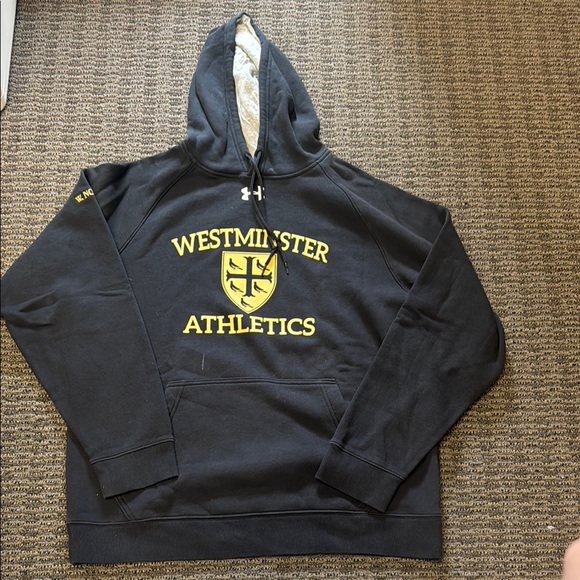 Under Armour Black and Yellow Sweatshirt Hoodie - Picture 1 of 3